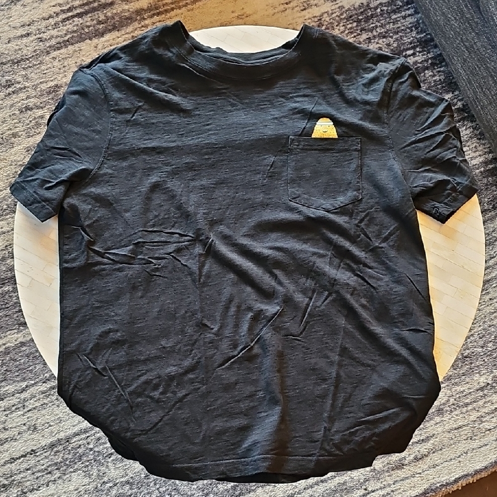 Black Men's T-Shirt with Pocket